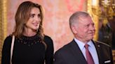 Queen Rania of Jordan Sparkles in the Arabic Script Tiara for New Portrait Celebrating King Abdullah II’s Silver Jubilee
