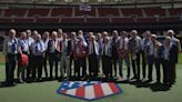 El Atlético rinde homenaje a la histórica sección de voleibol