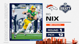 Oregon QB Bo Nix selected by Denver Broncos with No. 12 overall pick