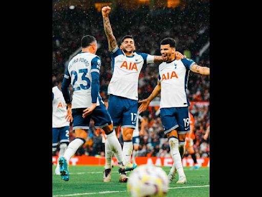 Spurs run United ragged, Bruno sees red