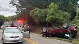 Three-vehicle crash closes part of Rocky Ridge Road