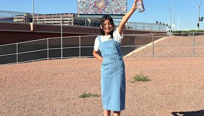 Local 3rd grader's art takes flight on billboard near Harry Reid Airport