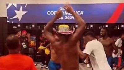 Video: el original baile de los jugadores de Colombia en el vestuario