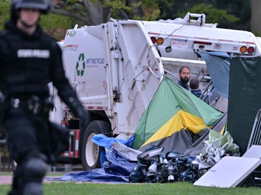 Police dismantle pro-Palestinian encampment at MIT and move to clear Penn and Arizona protests