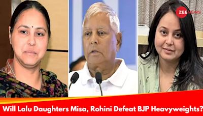 Lalu Daughters Facing Tough Contest In Saran, Pataliputra: Will Misa, Rohini Defeat BJP Heavyweights?