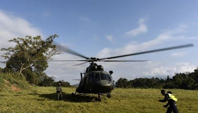 Mueren al menos nueve militares colombianos en un accidente de helicóptero
