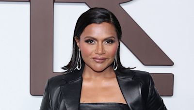 Mindy Kaling, 45, showcases her curves in little black dress, five months after welcoming baby girl