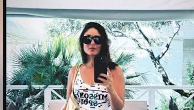 Kareena Kapoor Khan Rocks Beach Fashion In A Printed Swimsuit With Linen Pants - News18