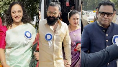 National Awards 2024: Kantara’s Rishab Shetty, Nithya Menen, and AR Rahman arrive for award ceremony; WATCH