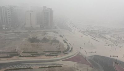 Watch: Widespread flooding across Dubai after torrential rain