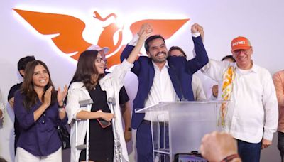 Álvarez Máynez celebra resultado electoral tras perder la presidencia