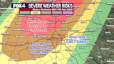 Dallas weather: Hail, high winds, possible tornadoes on Saturday into Sunday