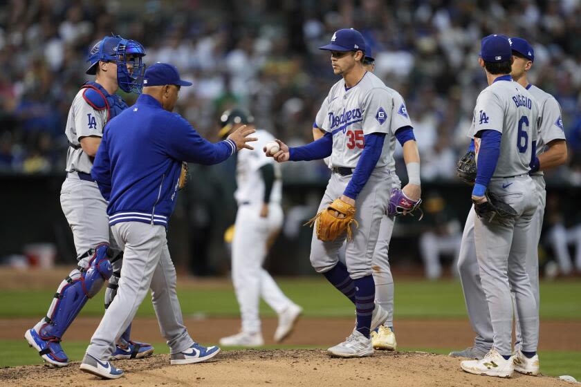 Dodgers' troubling skid continues with loss to lowly Oakland A's
