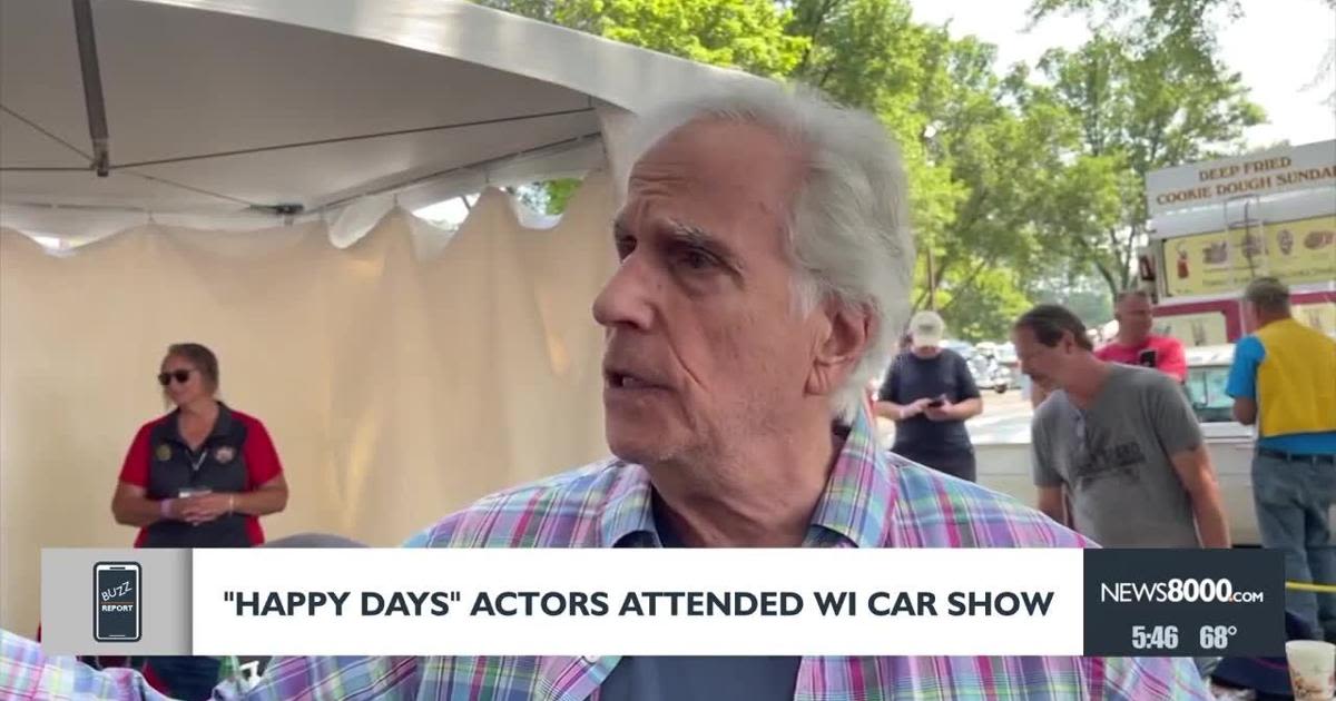 'Happy Days' actors attend Wisconsin classic car show