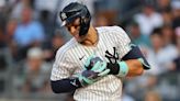 New York Yankees' Aaron Judge wears protective hand guard after hit by pitch | Sporting News