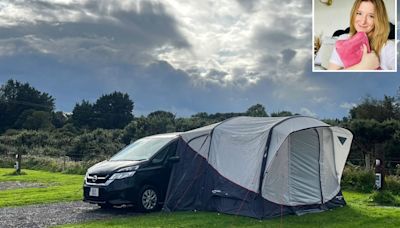 I turned my car into home on wheels...I doubled its size with sheet of plastic