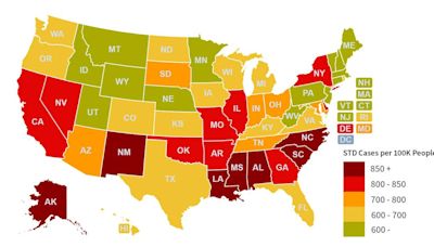 These Georgia cities have some of the highest sexually transmitted infection rates in the US