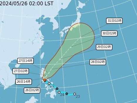 一圖看4日雨區模擬！這天「北北宜紫紅一片」 準颱風艾維尼將生成