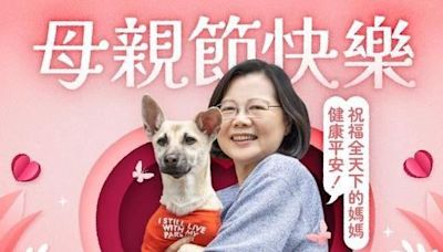 任內最後一次！總統蔡英文同框鳳梨妹獻「母親節祝福」：媽媽辛苦了