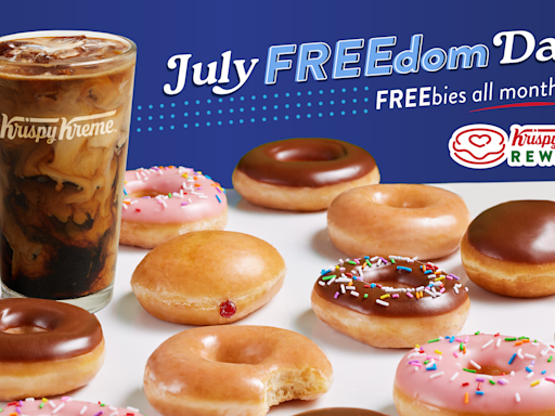 Krispy Kreme giving away free doughnuts, iced coffee two days a week in July: How to get the deal