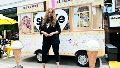 Why is Tyra Banks serving ice cream in Washington D.C.?