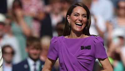Kate Middleton es recibida con ovación en la final de Wimbledon