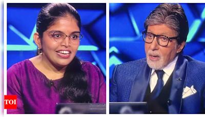 Kaun Banega Crorepati 16: Contestant Apoorva Shetty reveals cracking 2011's KBC winner Sushil Kumar's Rs 5 crore question as a kid; leaves host Big B shocked - Times of India