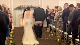 Bride Issues Hilarious PSA After Her 74-Year-Old Dad's Pants Fell Down Walking Her Down the Aisle (Exclusive)