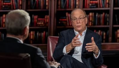 BlackRock’s Larry Fink Expects Fed to Cut Rates Once or Twice in 2024