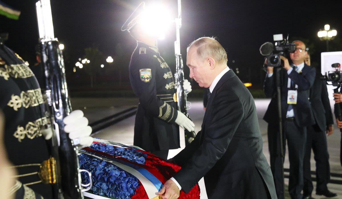 Putin arrives in Uzbekistan on the 3rd foreign trip of his new term