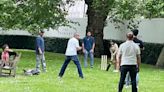 Unseen photo of Shah Rukh Khan playing cricket with his family in London goes viral