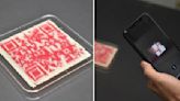 These 3D-printed QR codes are scannable and edible