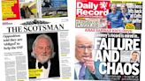 Scotland's papers: Sarwar's Swinney warning and SNP help call