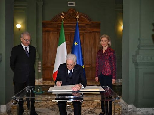 Mattarella, Mantovano, Belloni aprono l’anno accademico del Dis. Tutte le foto