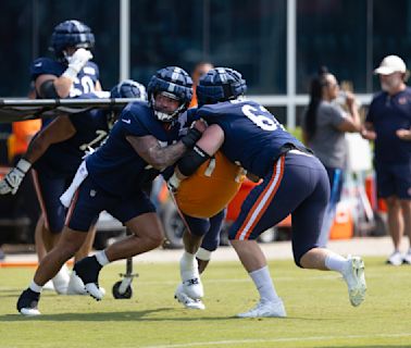 Chicago Bears training camp report: A mistake-filled day for the offense — plus an injury setback for Nate Davis