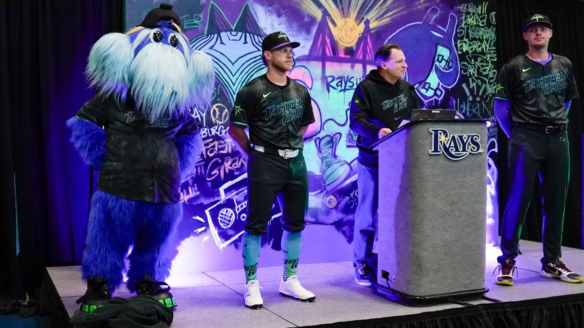 Rays’ City Connect uniforms a hit with players, staff and kids