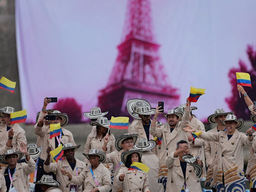 Colombia se presenta en el acto inaugural de París 2024