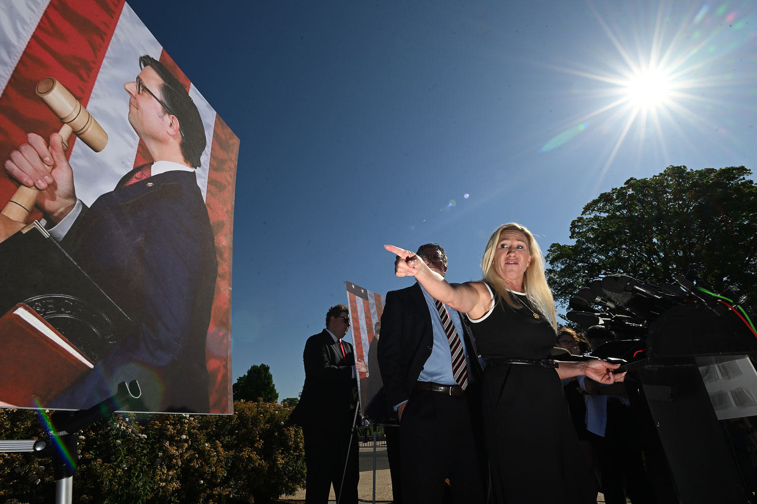 Marjorie Taylor Greene to meet with Speaker Mike Johnson as she threatens vote to oust him