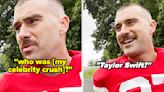 A Bunch Of Old Clips Of Travis Kelce Talking About Taylor Swift Are Going Viral, And Each One Is Better Than The...