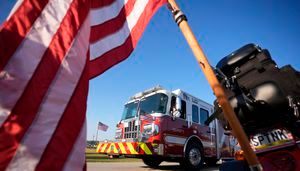 Hundreds of firefighters gather for funeral of former chief killed in Trump rally shooting