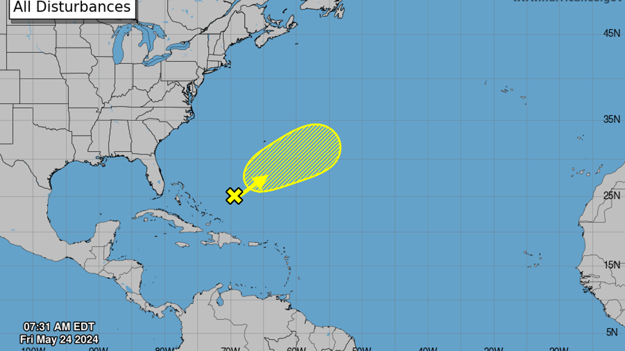 Will the tropical disturbance in the Atlantic affect Florida?