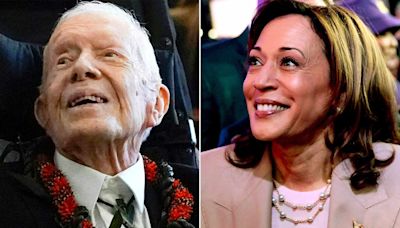 Jimmy Carter Told Son Why He Wants to Live Past 100: 'I'm Only Trying to Make It to Vote for Kamala Harris'