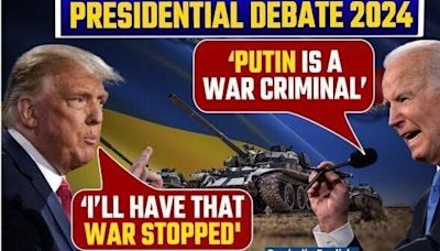 Trump Offers To Settle Russia-Ukraine War As Biden Calls Putin ‘War Criminal’ At Presidential Debate