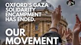 Oxford students mocked for closing pro-Palestine camp during holidays