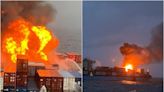 Major Fire Erupts Aboard Cargo Ship Ferrying 'Dangerous Goods', Explosives Off Goa Coast; ICG To The Rescue