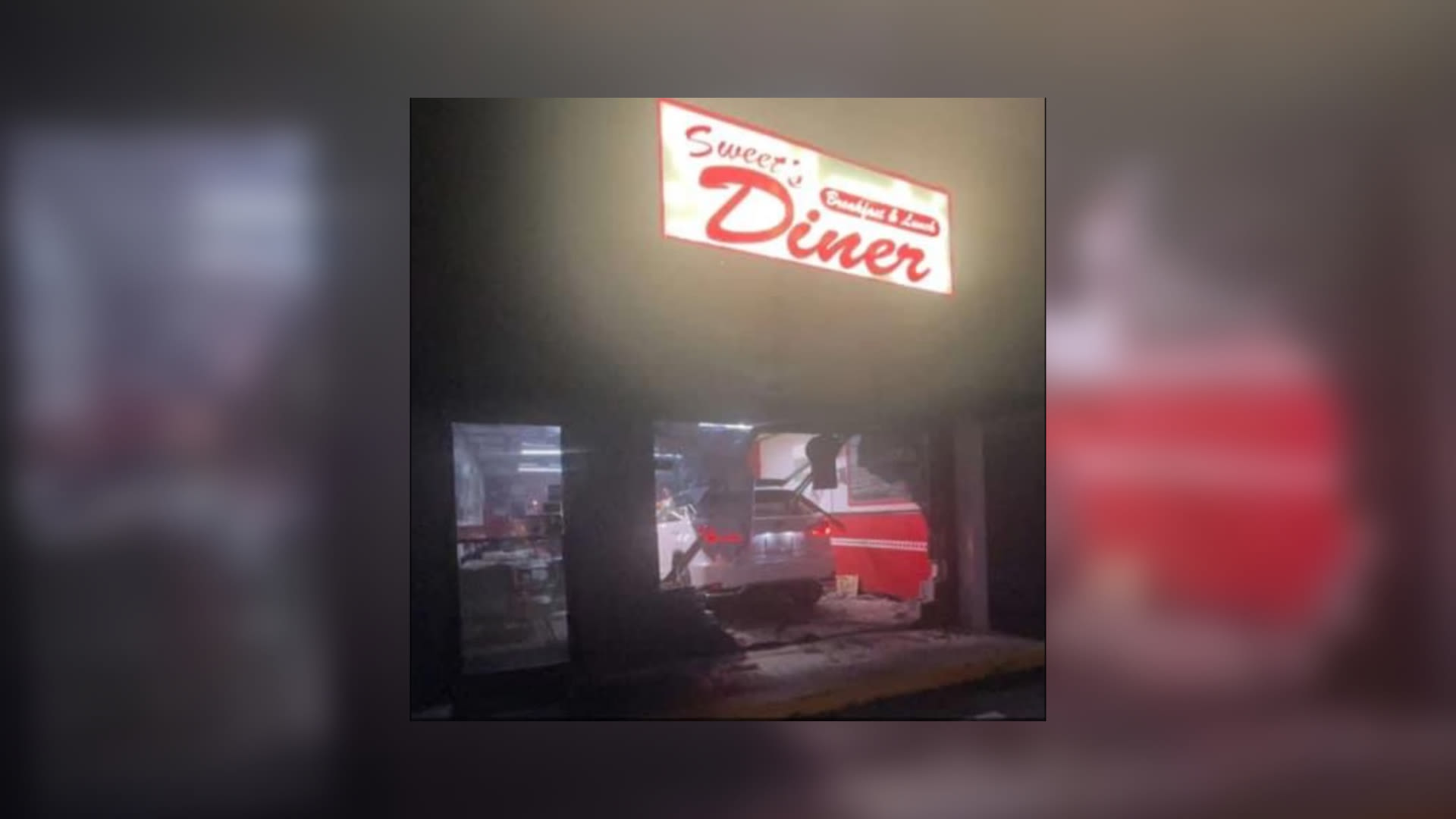 Vehicle crashes into Port Charlotte Diner