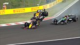 McLaren arrasa con lío y Verstappen choca con Hamilton