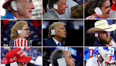 Donald Trump supporters turn assassination attempt injury into a fashion statement in support of the Republican