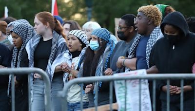 Case Western Reserve University protest calling for Gaza cease-fire continues into second night