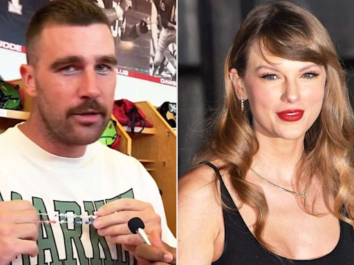 Travis Kelce First Talked Taylor Swift and Friendship Bracelets 1 Year Ago While Making Them for NFL Buddies